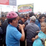 Dirigentes y policías se enfrentaron en el campo deportivo ‘Cesar Vallejo’