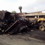 Incendio en el mercado 24 de junio dejó varios puestos en cenizas
