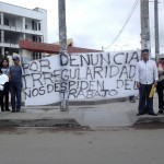 Trabajadores despedidos de la UNTELS exigen reposición de sus cargos