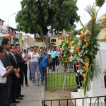 Rinden homenaje por natalicio del prócer de la independencia José Faustino Sánchez Carrión