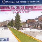 Nueva Esperanza: Comité Central solicita finalización de la avenida 26 de noviembre