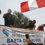 Jóvenes se unieron a la protesta contra la gestión de Carlos Palomino