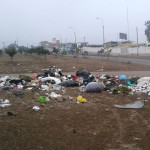 Vecinos del Territorio Seis piden multar para personas que dejan desmonte y basura frente al Hospital Juan Pablo II