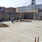 Vecinos remodelan campo deportivo con recursos propios en Pamplona Alta