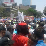 Pobladores de los distritos de Lima marcharon al Ministerio de Vivienda para exigir ejecución de obras de agua y desagüe