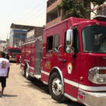Cinco unidades de bomberos logran controlar incendio en Parque Industrial