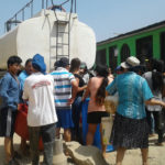 Pobladores de “Balcón del Paraíso” lograron ingresar cisterna para abastecerse de agua potable