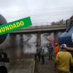 Fuerte llovizna crea aniego en bypass de Villa El Salvador