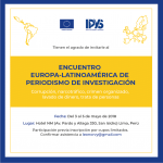 Conferencia: Encuentro Europa – América Latina de Periodismo de Investigación 2018