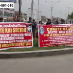 Inician plantón por reinicio de huelga nacional indefinida de maestros en Lima Sur