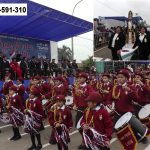 Realizan desfile cívico escolar por fiestas de patrono San Pedro de Lurín