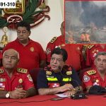 Bombero herido en incendio en Villa El Salvador continua grave en cuidados intensivos