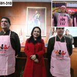 Mandiles rosados de campaña “Hombres por la Igualdad”generan tendencia en las calles