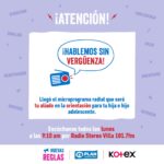 Plan International Perú y Kotex lanzan microprograma radial “Hablemos sin vergüenza”