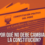 EL CAMBIO DE LA CONSTITUCIÓN NO RESOLVERÁ NUESTROS PROBLEMAS SI NO SE MEJORA LA GESTIÓN PÚBLICA